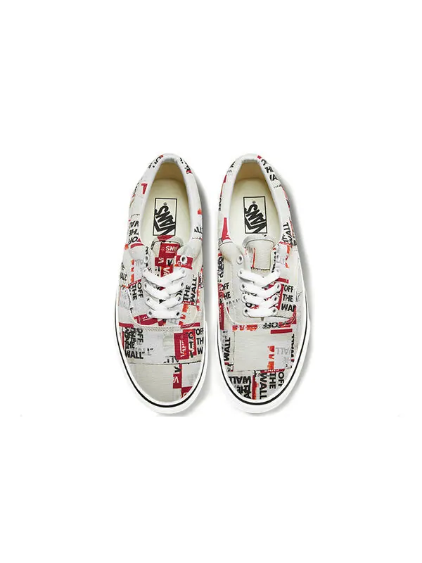 Кроссовки era alphabet gray red 'grey red' Vans — изображение 3 из 4, серый/красный