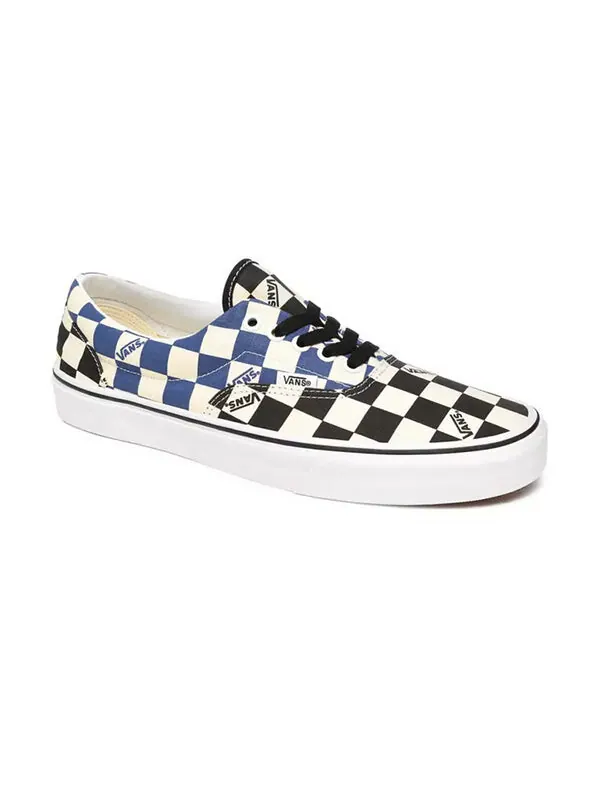 Кроссовки era 'big check - black navy' Vans — изображение 3 из 4, синий/белый