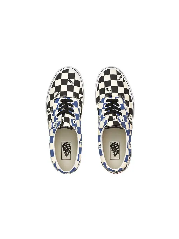 Кроссовки era 'big check - black navy' Vans — изображение 4 из 4, синий/белый