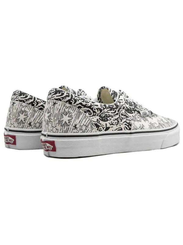 Кроссовки era ouroboros black and white Vans — изображение 3 из 4, черный белый