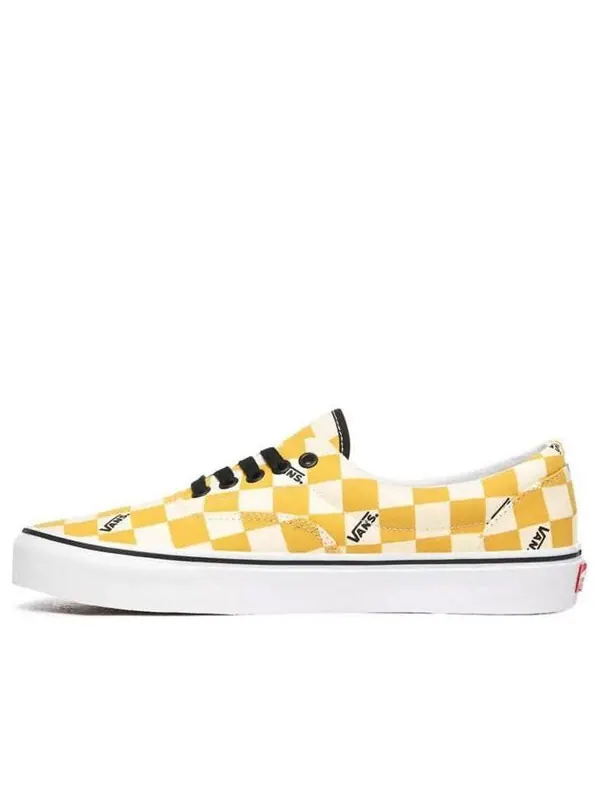 Кроссовки era 'big check yolk yellow' Vans — изображение 1 из 4, желтый/белый