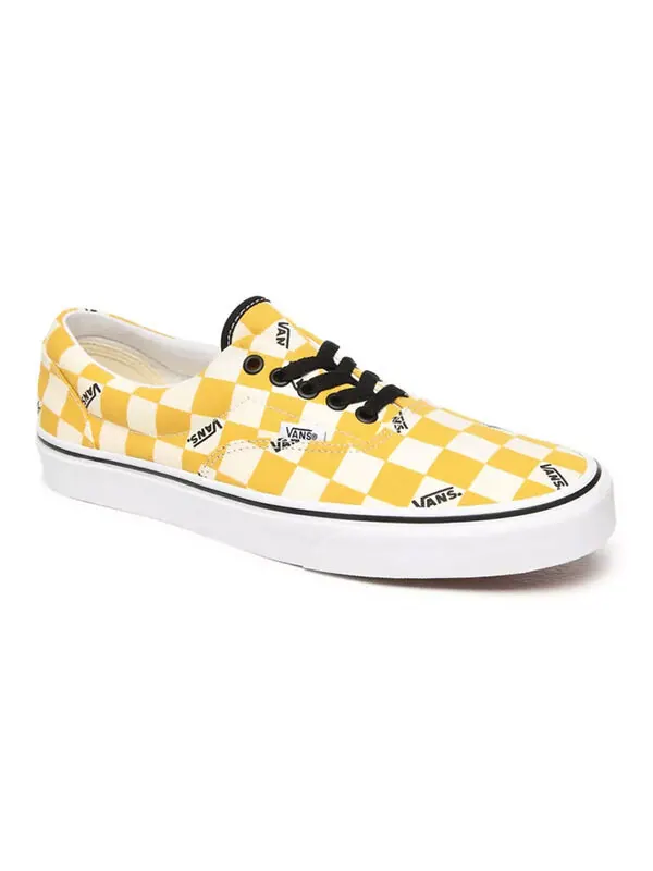 Кроссовки era 'big check yolk yellow' Vans — изображение 3 из 4, желтый/белый