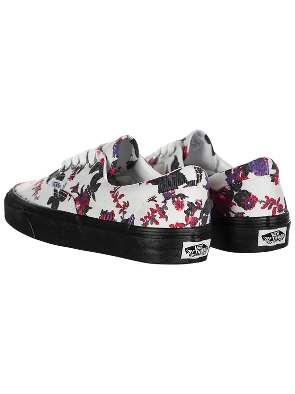 Кроссовки era 'florals' Vans — изображение 3 из 4, белый/черный/красный