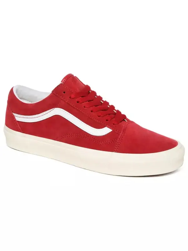Кроссовки old skool 'pig suede - chili pepper' Vans — изображение 3 из 4, красный