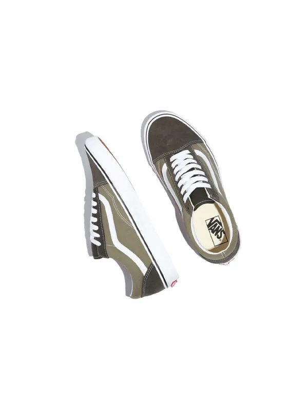 Кроссовки old skool olive 'yellow purple' Vans — изображение 3 из 4, желтый/фиолетовый
