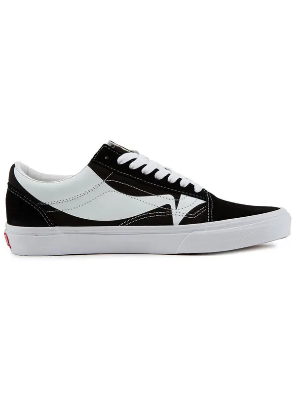 Кроссовки old skool 'warp - black' Vans — изображение 2 из 4, черный/белый