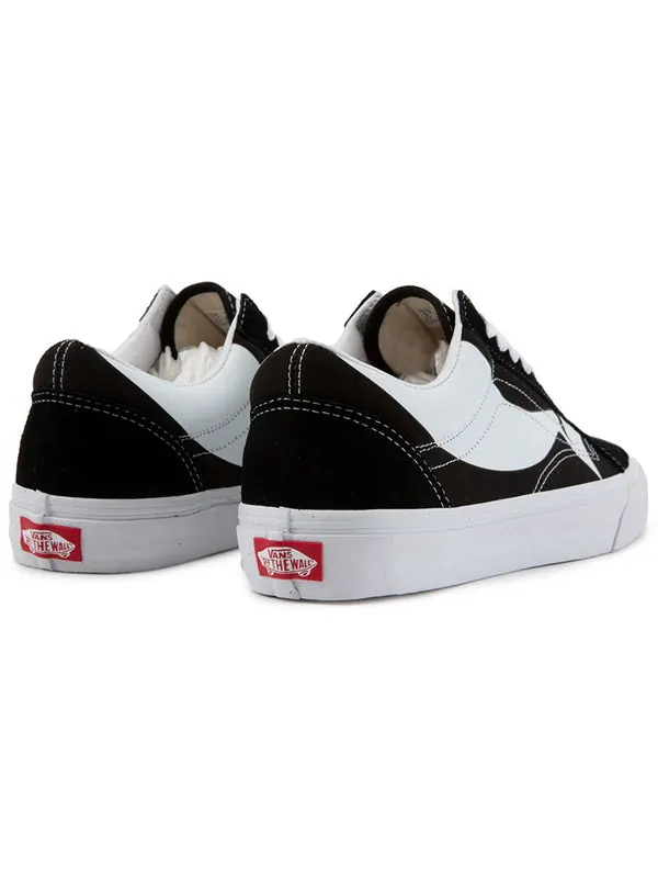 Кроссовки old skool 'warp - black' Vans — изображение 4 из 4, черный/белый