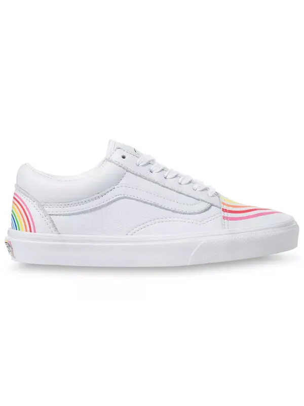 Кроссовки flour shop x old skool 'white' Vans — изображение 2 из 4, белый/мульти