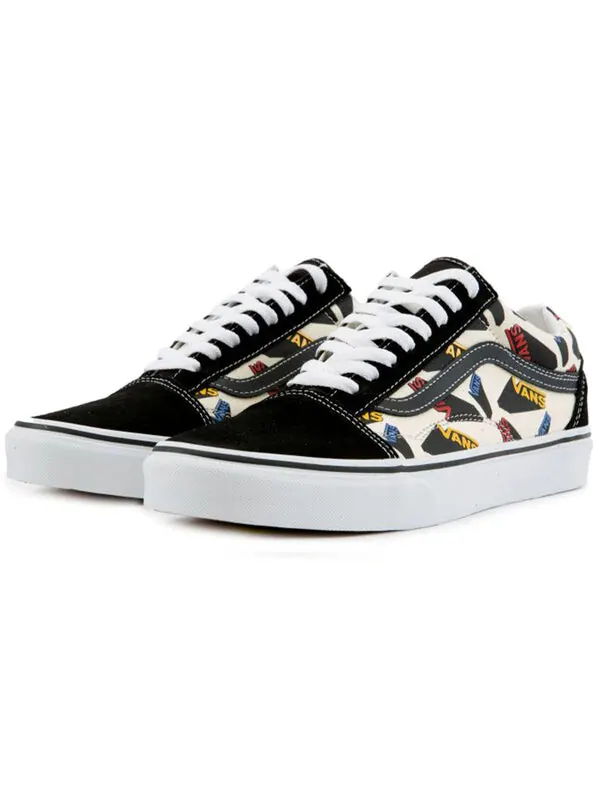 Кроссовки old skool (pop logo) black Vans — изображение 3 из 4, черный