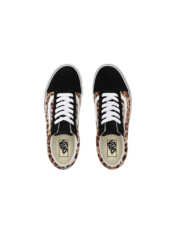 Кроссовки old skool 'leopard' Vans — изображение 4 из 4, черный