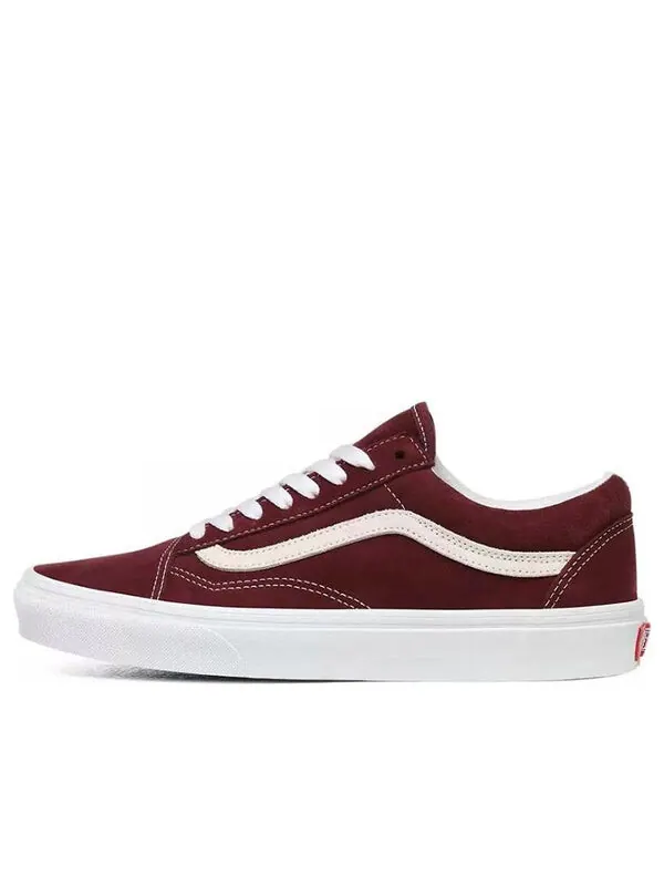 Кроссовки suede old skool 'port royale' Vans — изображение 1 из 4, винный красный