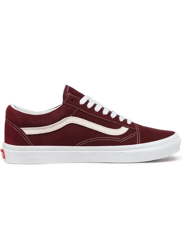 Кроссовки suede old skool 'port royale' Vans — изображение 2 из 4, винный красный
