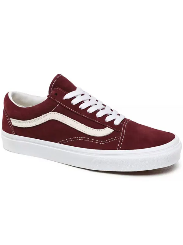 Кроссовки suede old skool 'port royale' Vans — изображение 3 из 4, винный красный