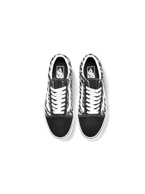 Кроссовки old skool 'logo repeat - black' Vans — изображение 2 из 4, черный