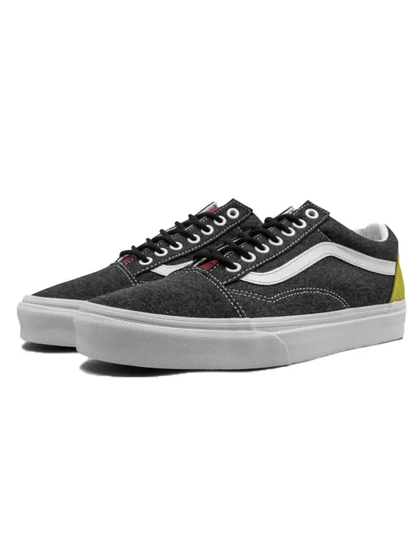 Кроссовки old skool 'coastal - black' Vans — изображение 2 из 4, черный/серый/желтый