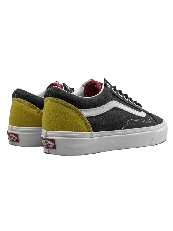 Кроссовки old skool 'coastal - black' Vans — изображение 3 из 4, черный/серый/желтый