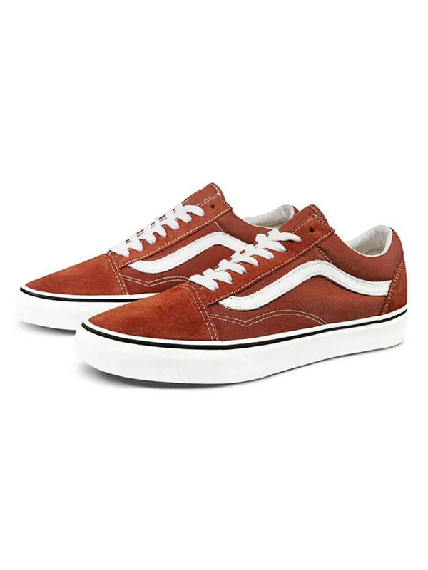 Кроссовки old skool 'picante' Vans — изображение 2 из 4, темный красный