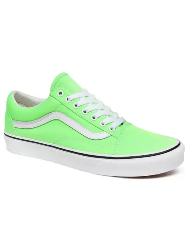 Кроссовки old skool 'neon green gecko' Vans — изображение 3 из 4, зеленый