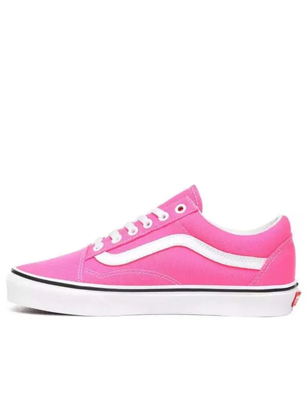 Кроссовки old skool 'neon - knockout pink' Vans — изображение 1 из 4, белый/розовый