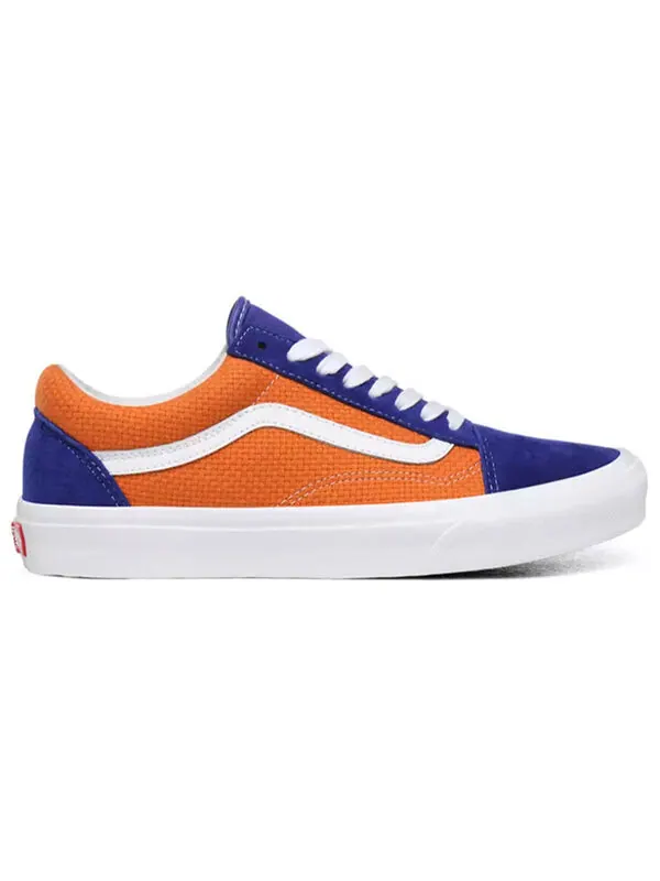 Кроссовки old skool 'p&c - royal blue apricot buff' Vans — изображение 2 из 4, оранжевый синий