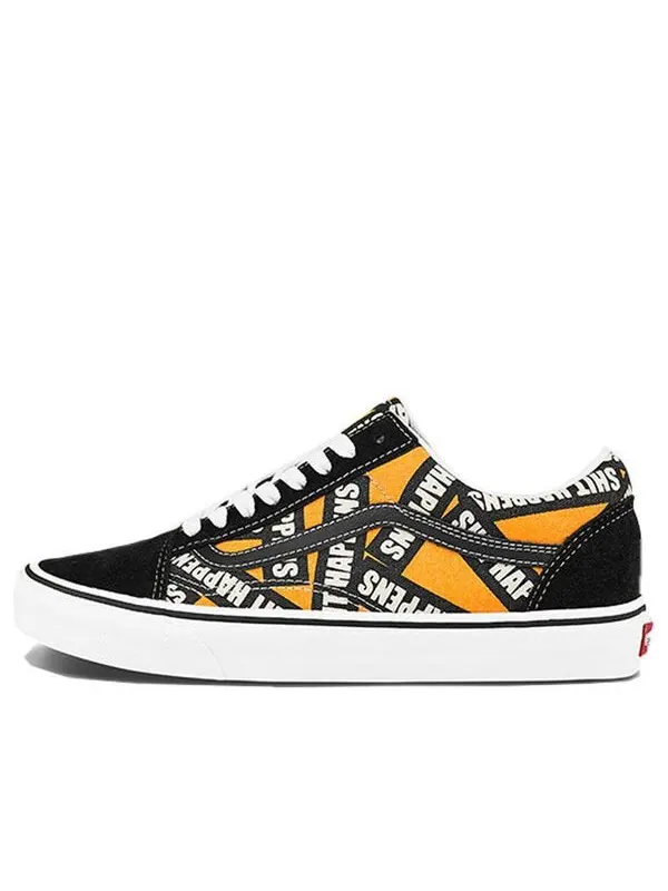 Кроссовки old skool alphabet black yellow 'black yellow' Vans — изображение 1 из 4, черный/желтый