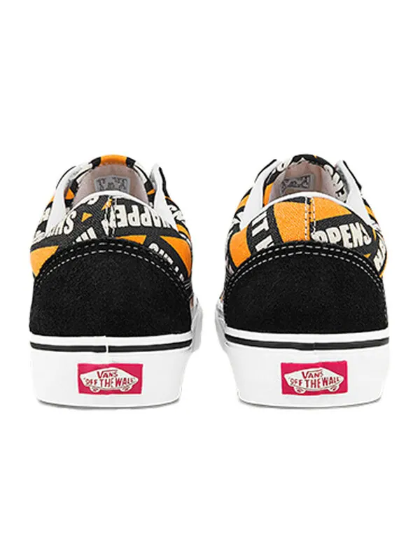 Кроссовки old skool alphabet black yellow 'black yellow' Vans — изображение 4 из 4, черный/желтый