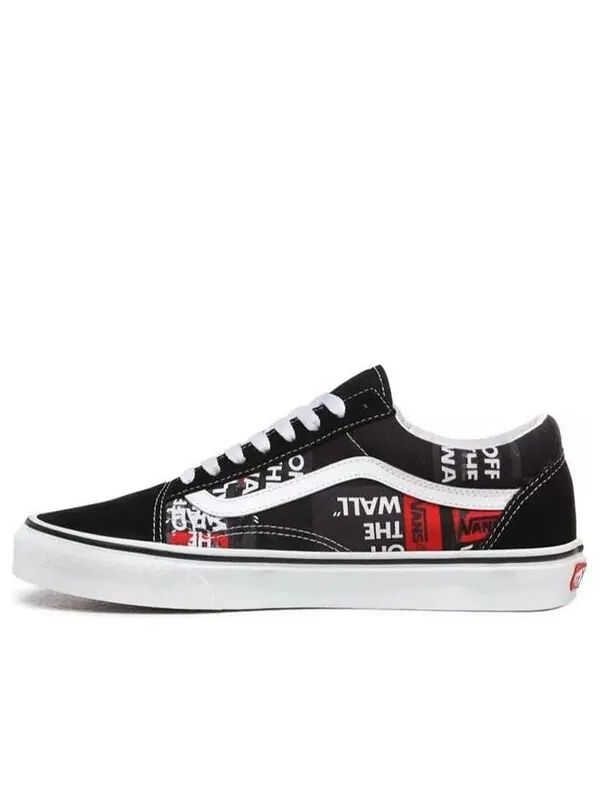 Кроссовки old skool 'packing tape - black' Vans — изображение 1 из 4, черный/красный