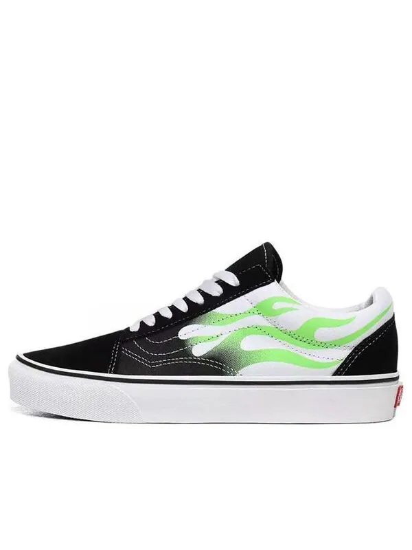 Кроссовки old skool 'flame black white' Vans — изображение 1 из 4, черный