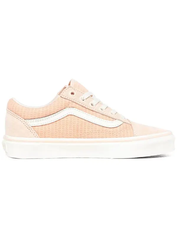 Кроссовки multi woven old skool light pink Vans — изображение 2 из 4, розовый