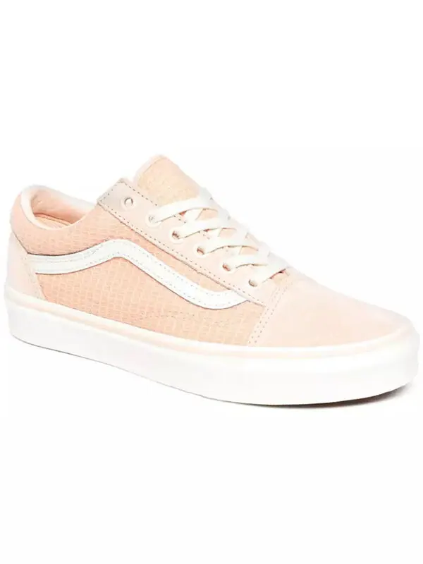 Кроссовки multi woven old skool light pink Vans — изображение 3 из 4, розовый