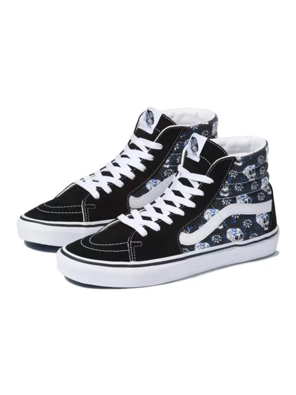 Кроссовки sk8-hi 'flash skulls' Vans — изображение 2 из 4, черный