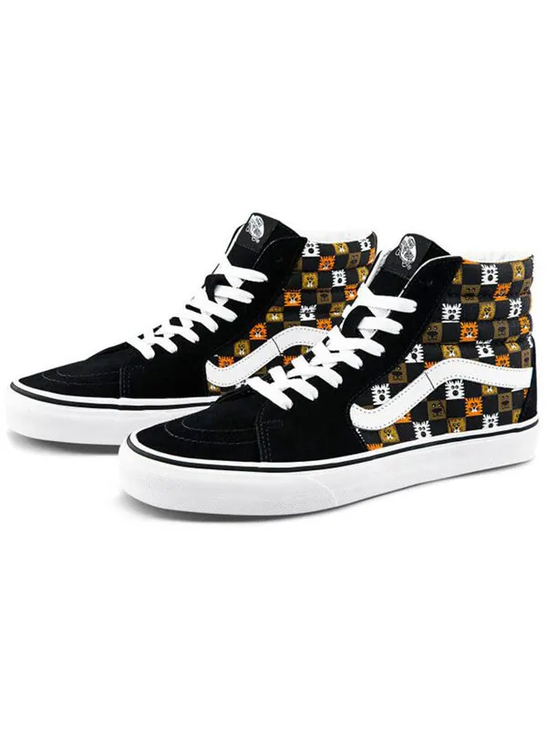 Кроссовки sk8-hi cartoon black Vans — изображение 2 из 4, черный/коричневый