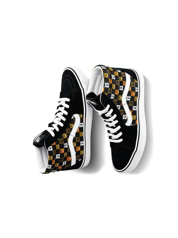 Кроссовки sk8-hi cartoon black Vans — изображение 3 из 4, черный/коричневый