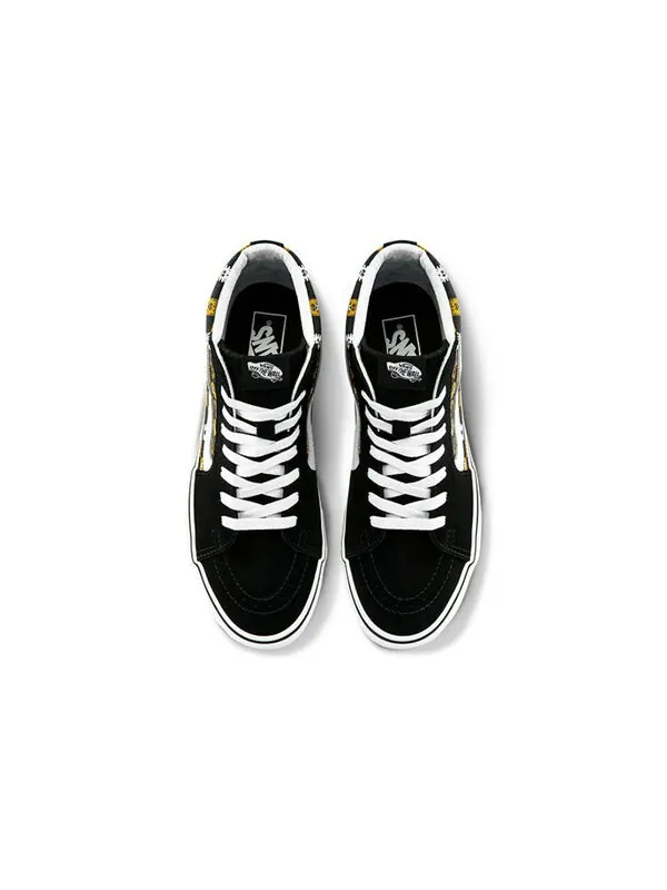 Кроссовки sk8-hi cartoon black Vans — изображение 4 из 4, черный/коричневый