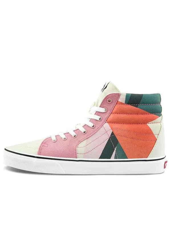 Кроссовки moma x sk8-hi liubov popova 'creamyellow black pink' Vans — изображение 1 из 4, черный/розовый