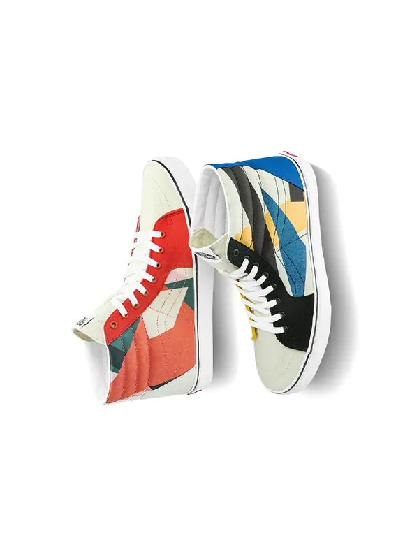 Кроссовки moma x sk8-hi liubov popova 'creamyellow black pink' Vans — изображение 4 из 4, черный/розовый