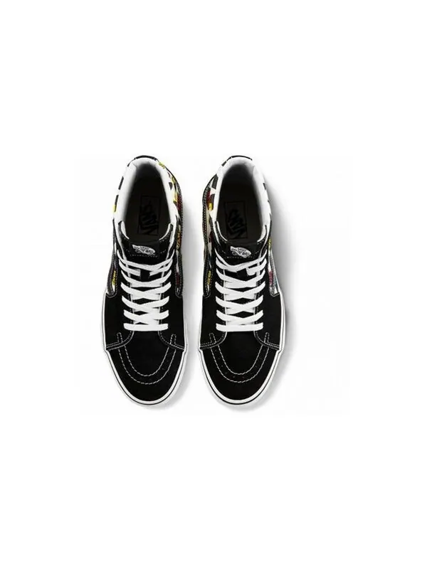 Кроссовки sk8-hi (pop logo) black Vans — изображение 3 из 4, черный
