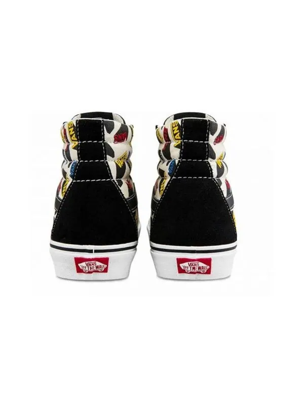 Кроссовки sk8-hi (pop logo) black Vans — изображение 4 из 4, черный