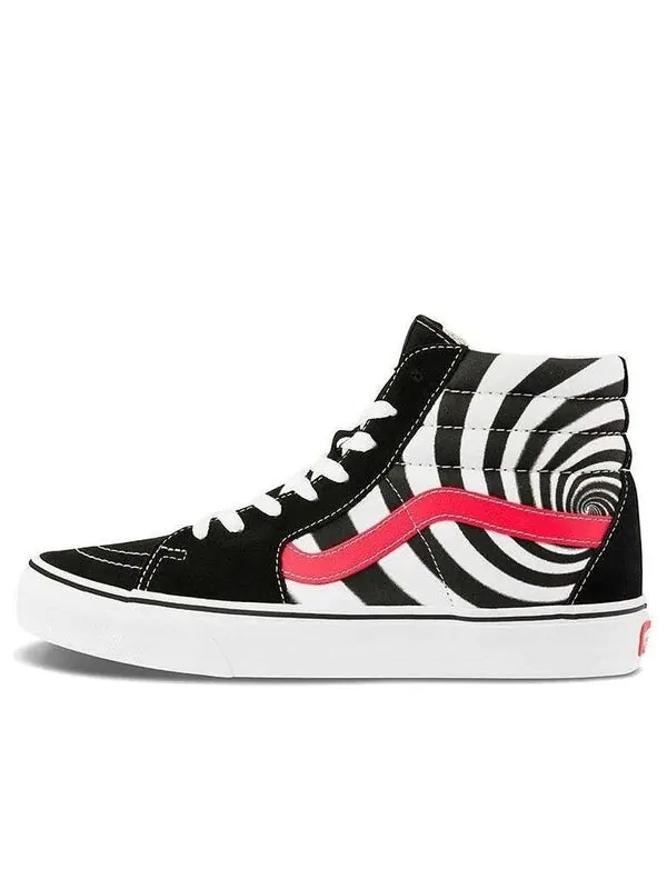 Кроссовки sk8-hi 'swirl' Vans — изображение 1 из 4, черный/белый