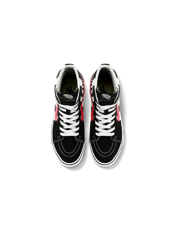 Кроссовки sk8-hi 'swirl' Vans — изображение 3 из 4, черный/белый