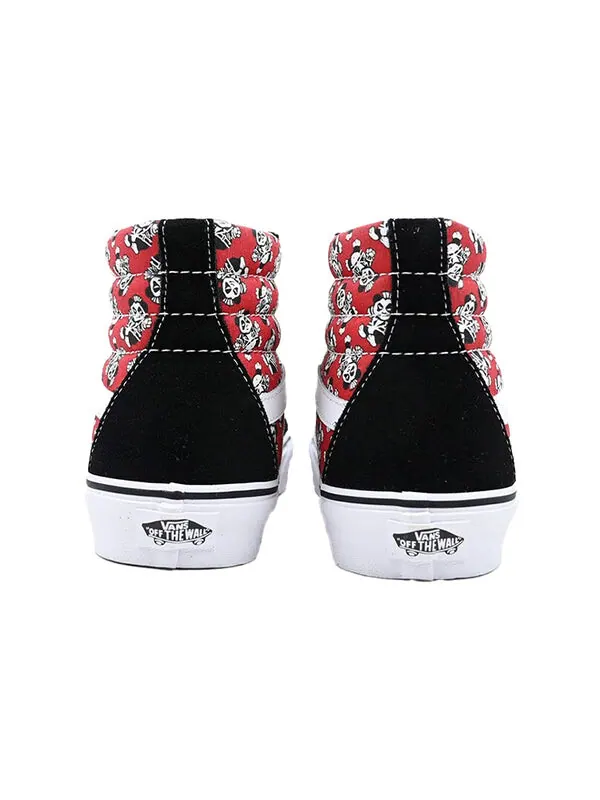Кроссовки sk8-hi black/red Vans — изображение 4 из 4, черный/красный