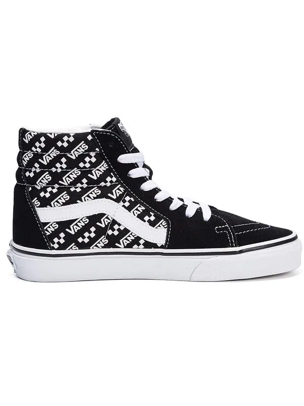 Кроссовки sk8-hi 'logo repeat - black' Vans — изображение 2 из 4, черный