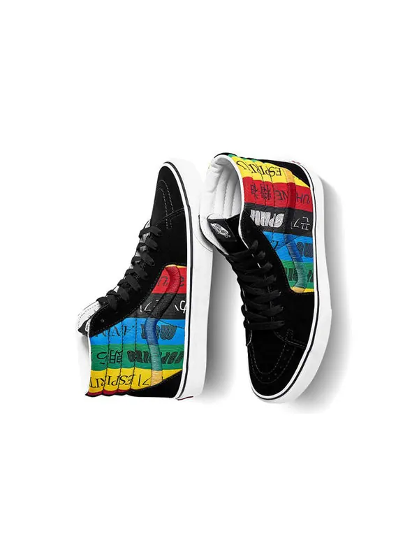Кроссовки sk8-hi ' spirit' Vans — изображение 4 из 4, черный/синий/зеленый