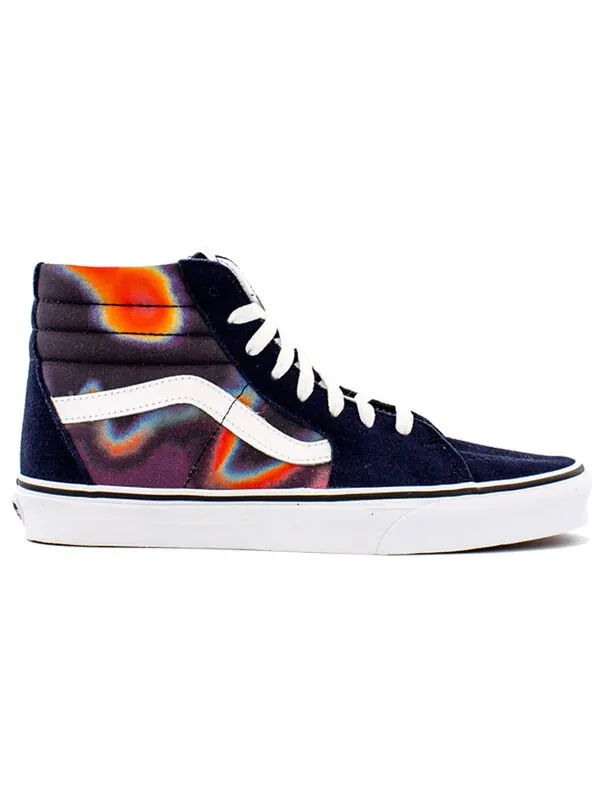 Кроссовки sk8-hi 'dark aura' Vans — изображение 2 из 4, черный/белый/красный