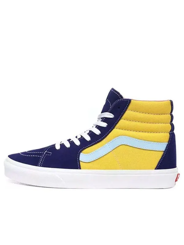 Кроссовки sunshine sk8-hi yellow blue Vans — изображение 1 из 4, желтый/синий