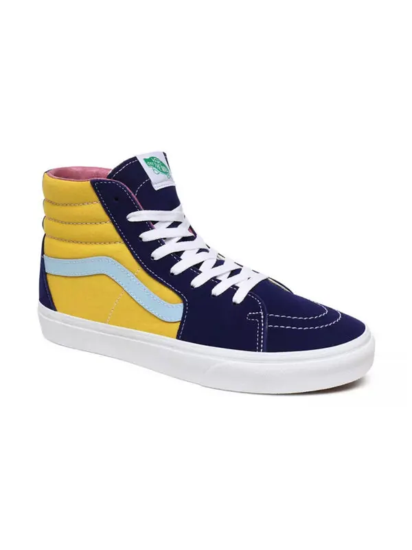 Кроссовки sunshine sk8-hi yellow blue Vans — изображение 3 из 4, желтый/синий