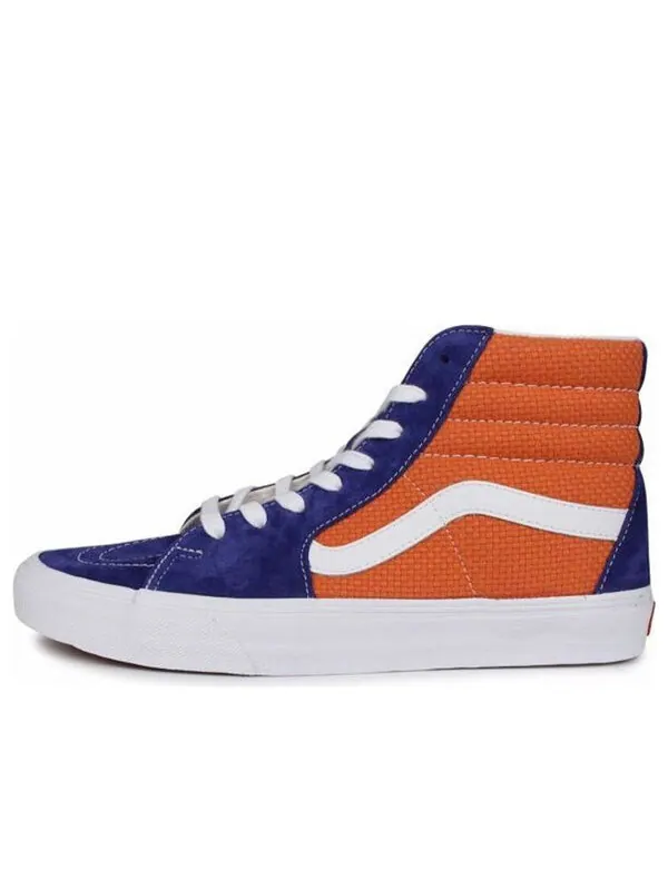 Кроссовки ua sk8-hi (p&c) royal blue Vans — изображение 1 из 4, синий/оранжевый