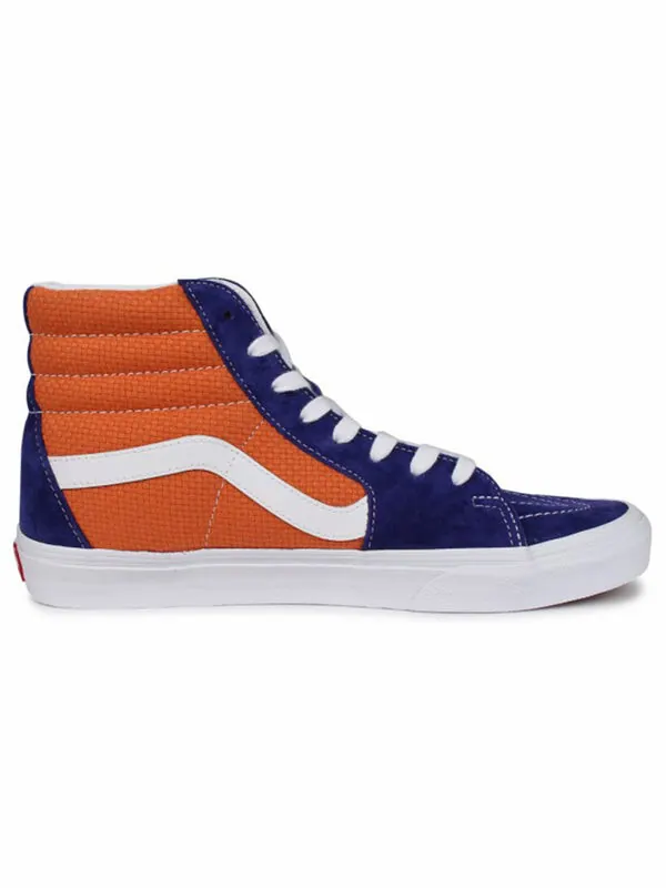 Кроссовки ua sk8-hi (p&c) royal blue Vans — изображение 2 из 4, синий/оранжевый