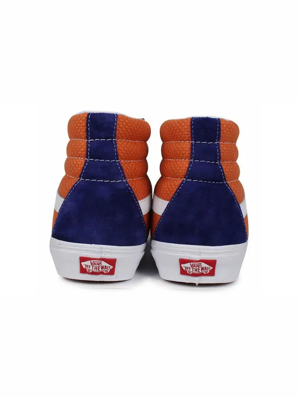 Кроссовки ua sk8-hi (p&c) royal blue Vans — изображение 4 из 4, синий/оранжевый