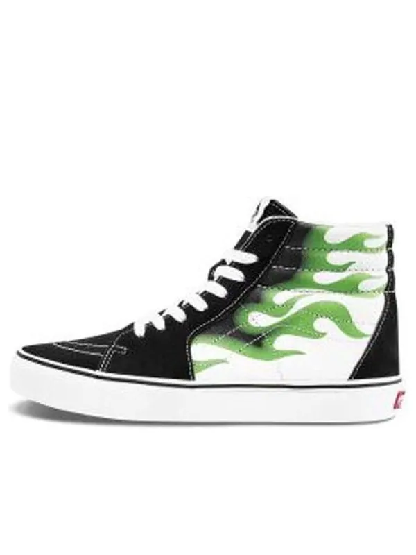 Кроссовки sk8-hi 'flame black white' Vans — изображение 1 из 4, черный